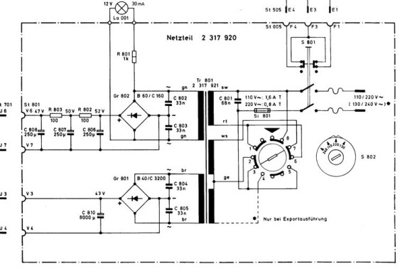 CSV 300 Schaltplan (Netzteil)