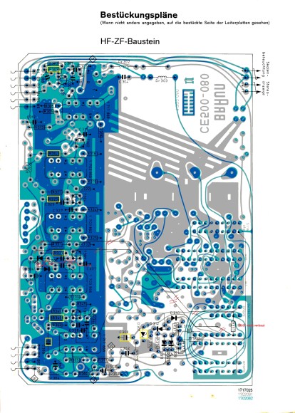 Bisher gefunde abweichende / fehlende Bestückung